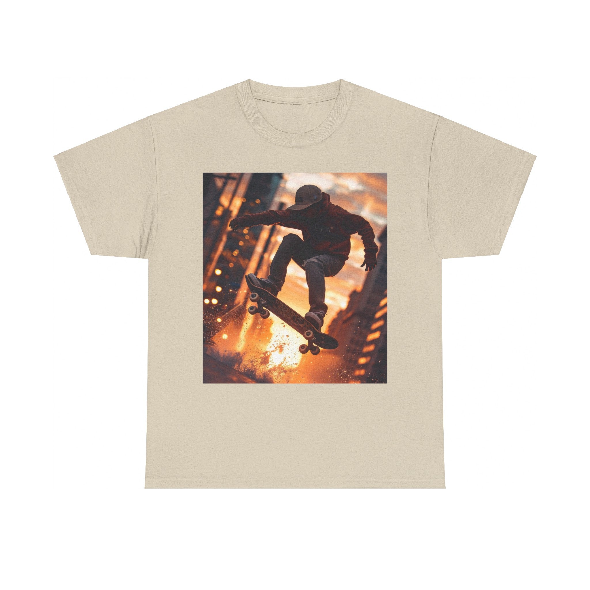  Urban Skateboarding - Unisex Kraftig Bumuld T-shirt