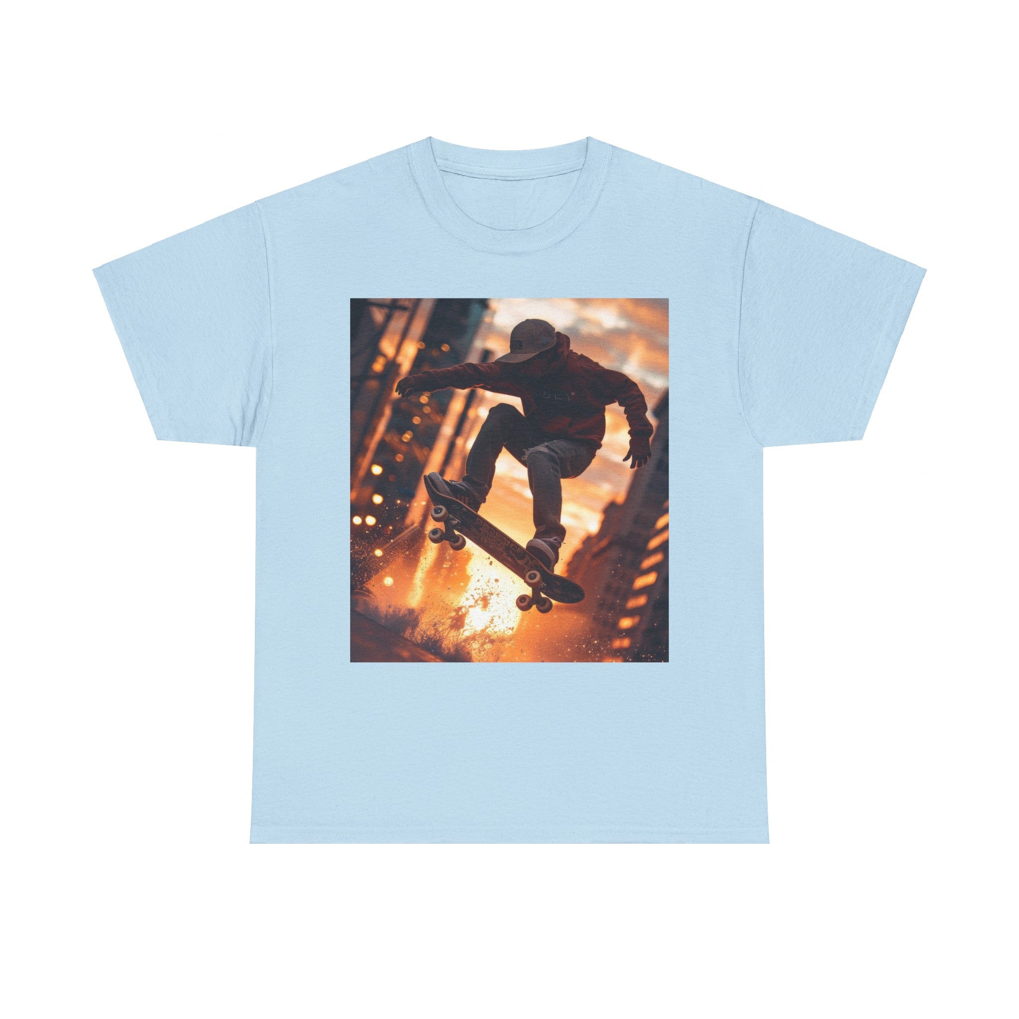  Urban Skateboarding - Unisex Kraftig Bumuld T-shirt