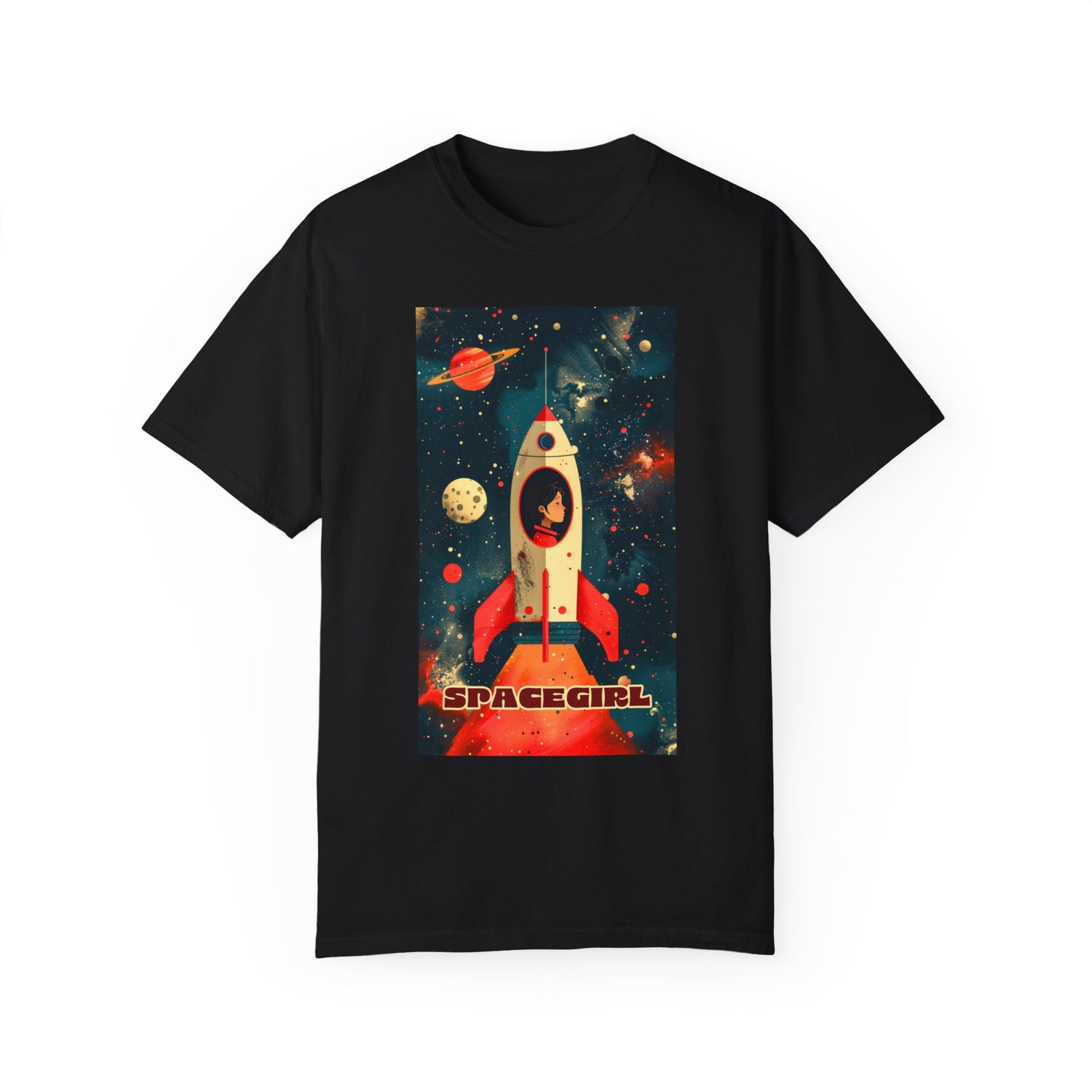 Spacegirl - Unisex Garment-Dyed T-shirt