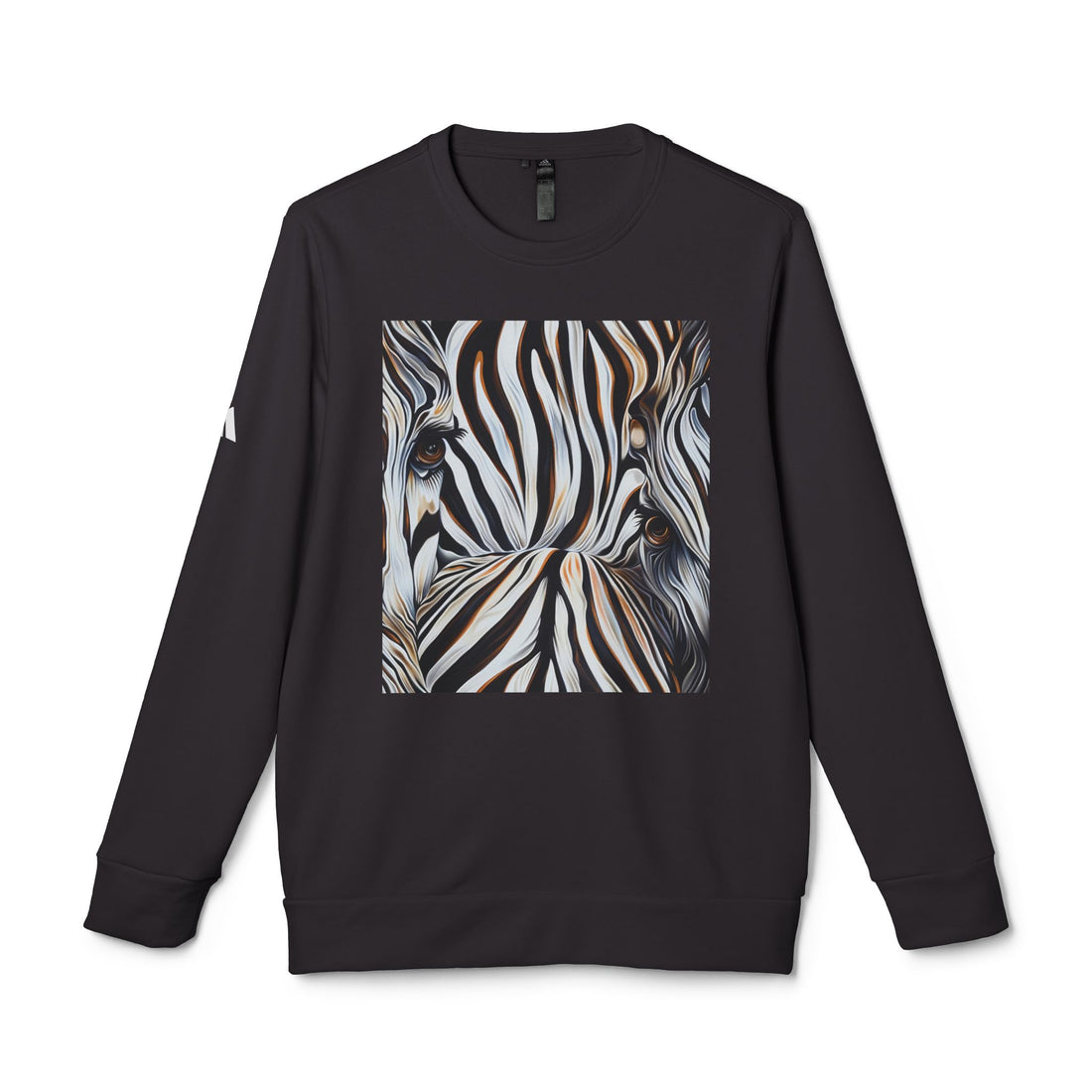 adidas® Unisex Fleece Crewneck Sweatshirt - Zebra