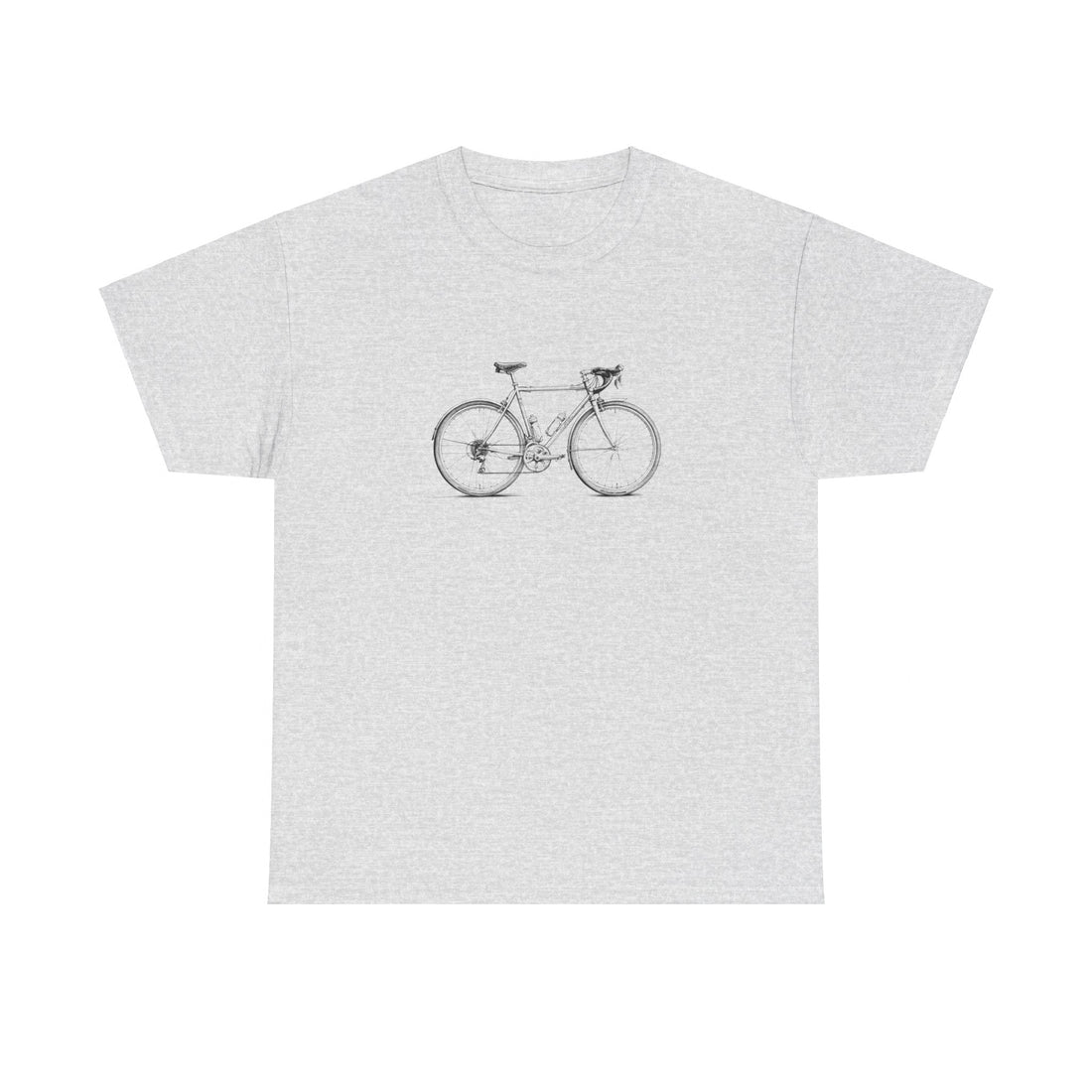 Vintage Cykel - Unisex T-shirt i Kraftig Bomuld