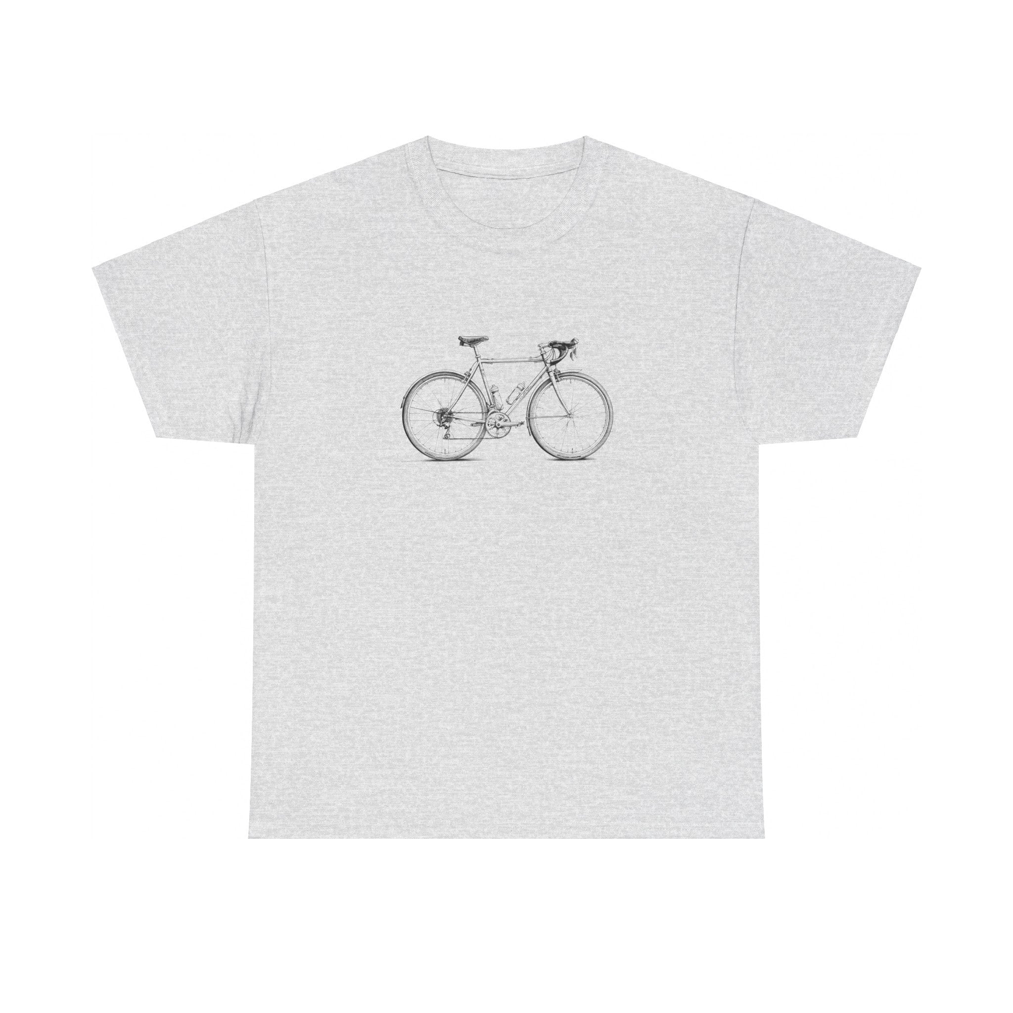 Vintage Cykel - Unisex T-shirt i Kraftig Bomuld