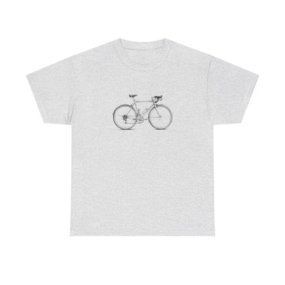 Vintage Cykel - Unisex T-shirt i Kraftig Bomuld