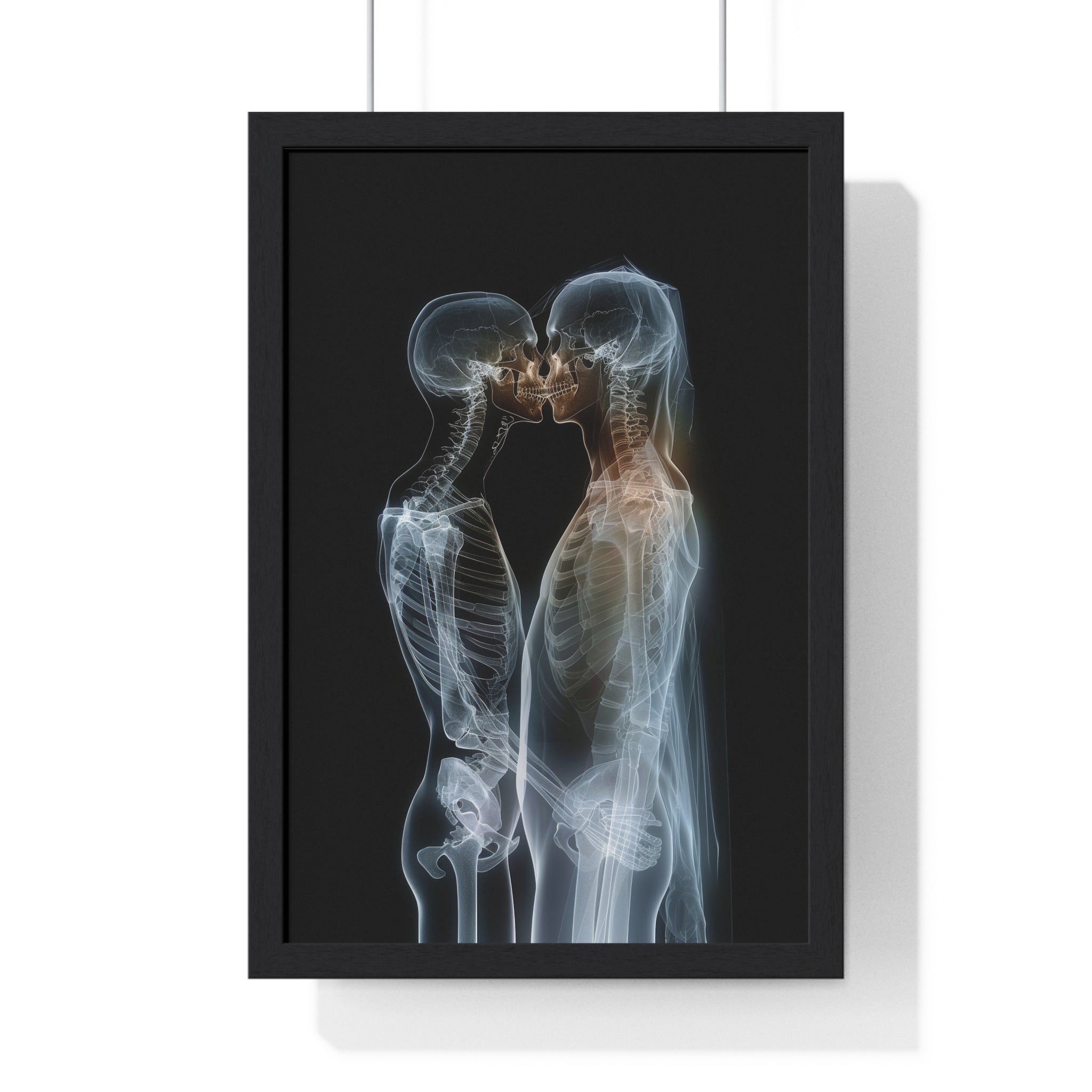 Transparent Love - Vertical Framed Poster