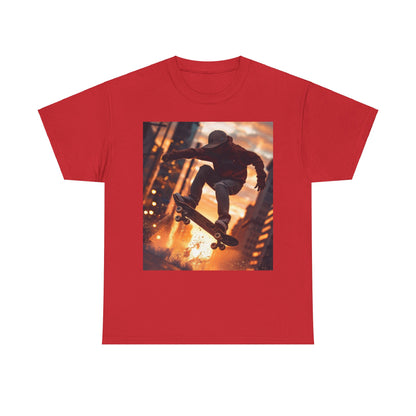  Urban Skateboarding - Unisex Kraftig Bumuld T-shirt